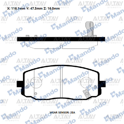 Hyundai I10 Ön Fren Balata I OEM 58101-07A00